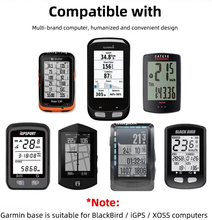 brightech GPS Computer Mount for Aero Bars, TT Bars, or Tri Bars for Road and Triathlon Bikes Compatible with Garmin, Wahoo, CatEye, and Bryton with GoPro Action Camera and Bike Light Attachment - Image 3